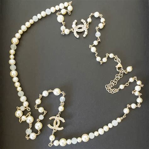 replica chanel pearl necklace|faux chanel jewelry website.